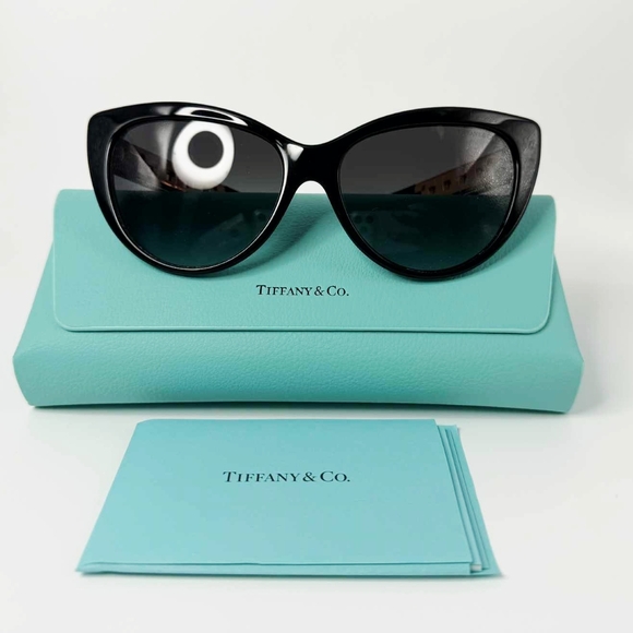Tiffany & Co. Accessories - ✨ NEW Tiffany & Co. TF4196 T:True Cat-Eye Sunglasses - Black & Gold